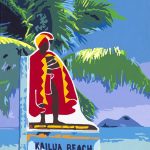 Kailua Beach Sign